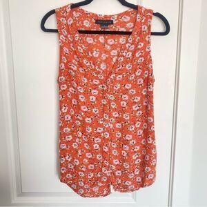 SANCTUARY | floral sleeveless blouse